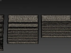 roman shades 3D Model