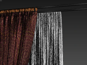 curtains 12 3D Model