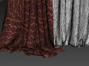 curtains 12 3D Model