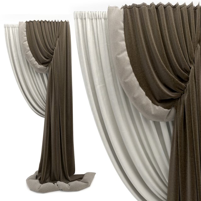 curtains 13 Modello 3D .c4d .max .obj .3ds .fbx .stl .blend 