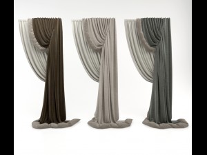 curtains 13 Modello 3D