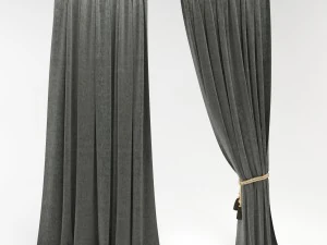 curtain 2 3D Model