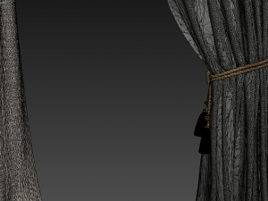 curtain 2 Model 3D