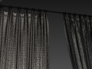 curtain 2 Model 3D