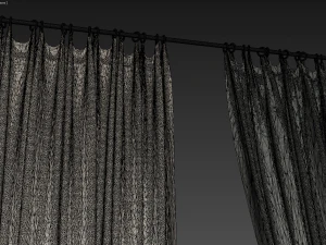 curtain 2 3D Model