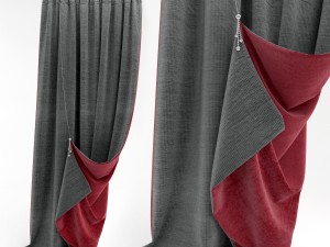 curtain 3 Modelo 3D