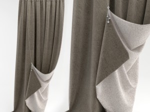 curtain 3 3Dモデル