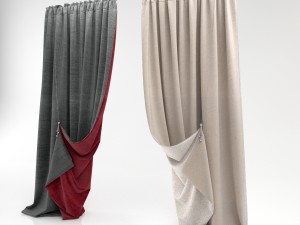 curtain 3 3Dモデル