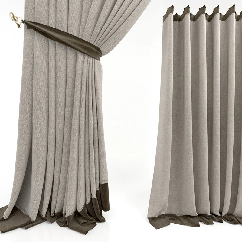 curtain 14 3D Model .c4d .max .obj .3ds .fbx .stl .blend 