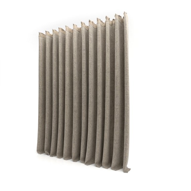 curtain 3D Model .c4d .max .obj .3ds .fbx .stl .blend 