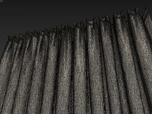 परदा 3D मॉडल