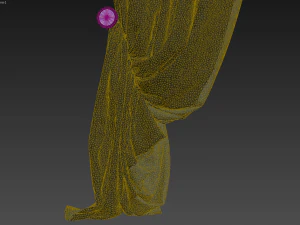 カーテン5 3Dモデル