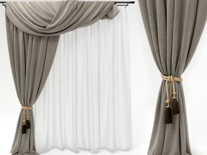 curtain 10 3D Модель