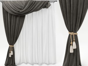 curtain 10 Modelo 3D