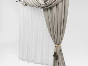 curtain 10 3D Model