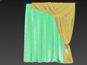 curtain 10 Modelo 3D