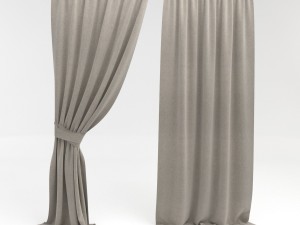 curtains 8 Model 3D