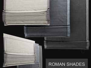 roman shades 3D 모델