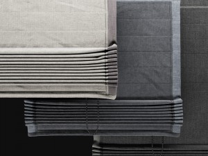roman shades Modello 3D