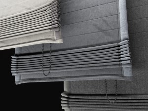 roman shades Modello 3D