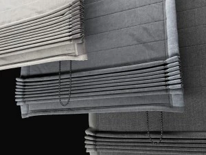 roman shades 3D Model