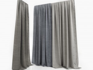 curtain 9 3D Model
