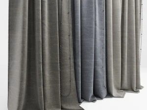 curtain 9 3D Model