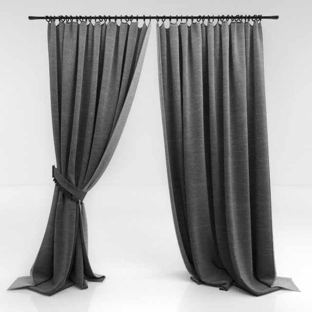 curtain sp7 Model 3D .c4d .max .obj .3ds .fbx .stl .blend 