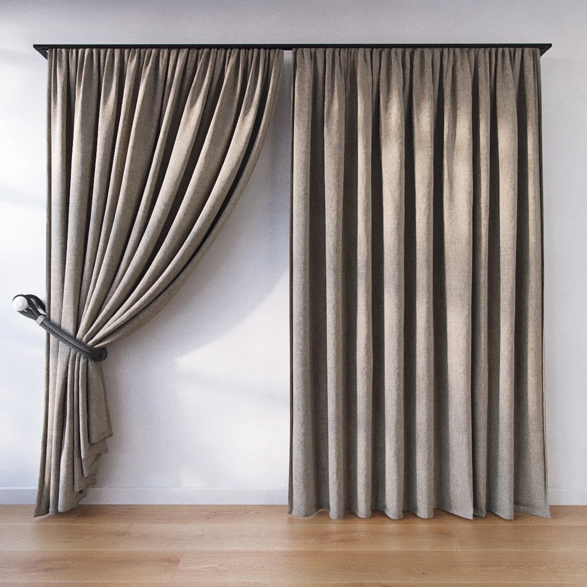 curtain 3D Model .c4d .max .obj .3ds .fbx .stl .blend 
