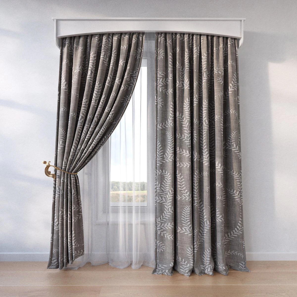 curtain sp11 3D Model .c4d .max .obj .3ds .fbx .stl .blend