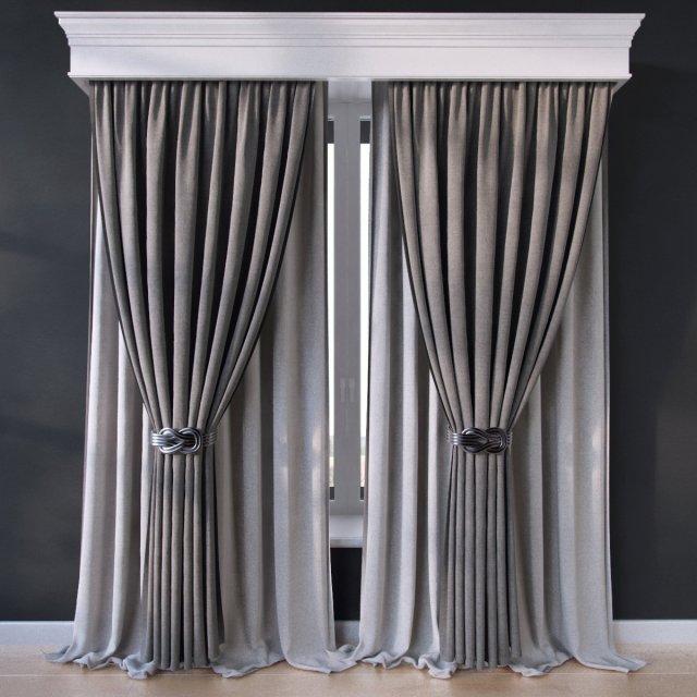curtain 14 3Dモデル .c4d .max .obj .3ds .fbx .stl .blend 