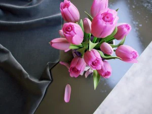 bouquet of tulips 3D Model