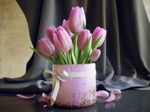 bouquet of tulips 3D मॉडल