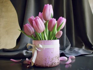 bouquet of tulips 3D Model