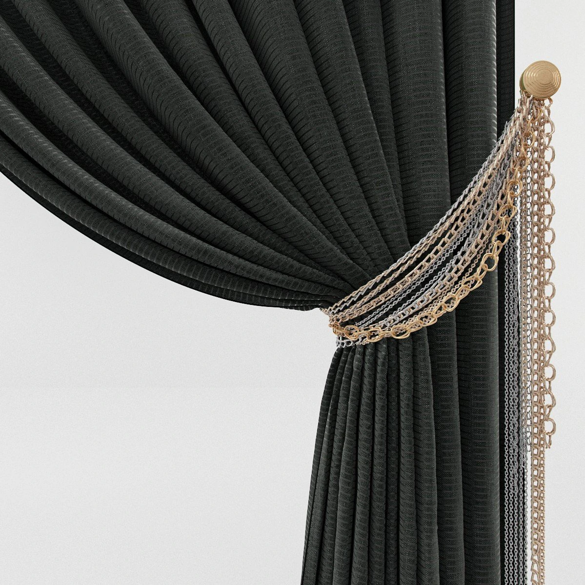 curtains 8 3D Model .c4d .max .obj .3ds .fbx .stl .blend 