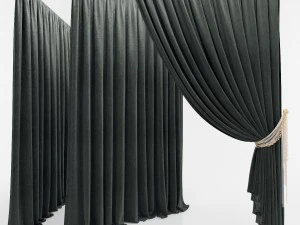 curtains 8 3D Model