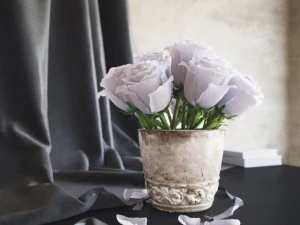 Blumen in Vase 3D Modell