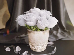flowers in vase 3D Model