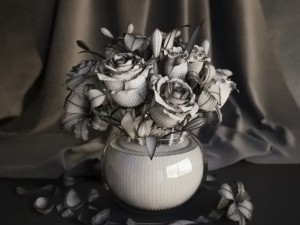 flowers in vase 2 Modelo 3D