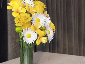 flowers in vase 3D Model