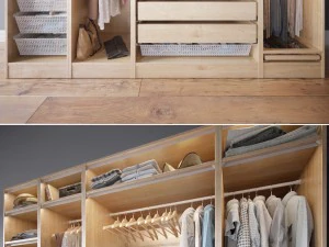 wardrobe with clothes part b 3D Model