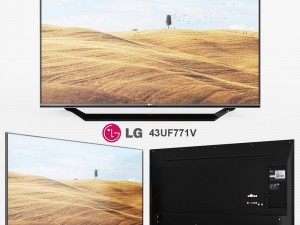 lg tv 43uf771v 3D Model