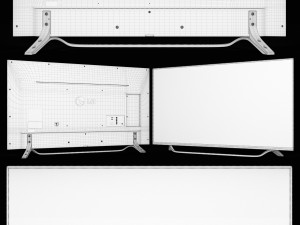 tv lg 49uf7787 Modèle 3D