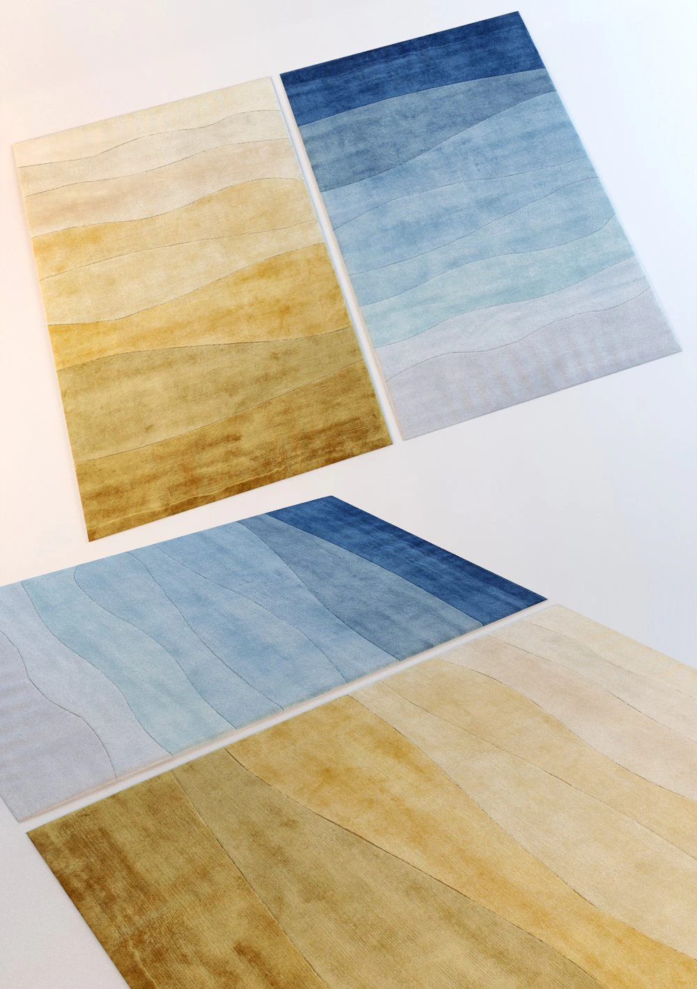 two carpets 3D Model .c4d .max .obj .3ds .fbx .stl .blend 