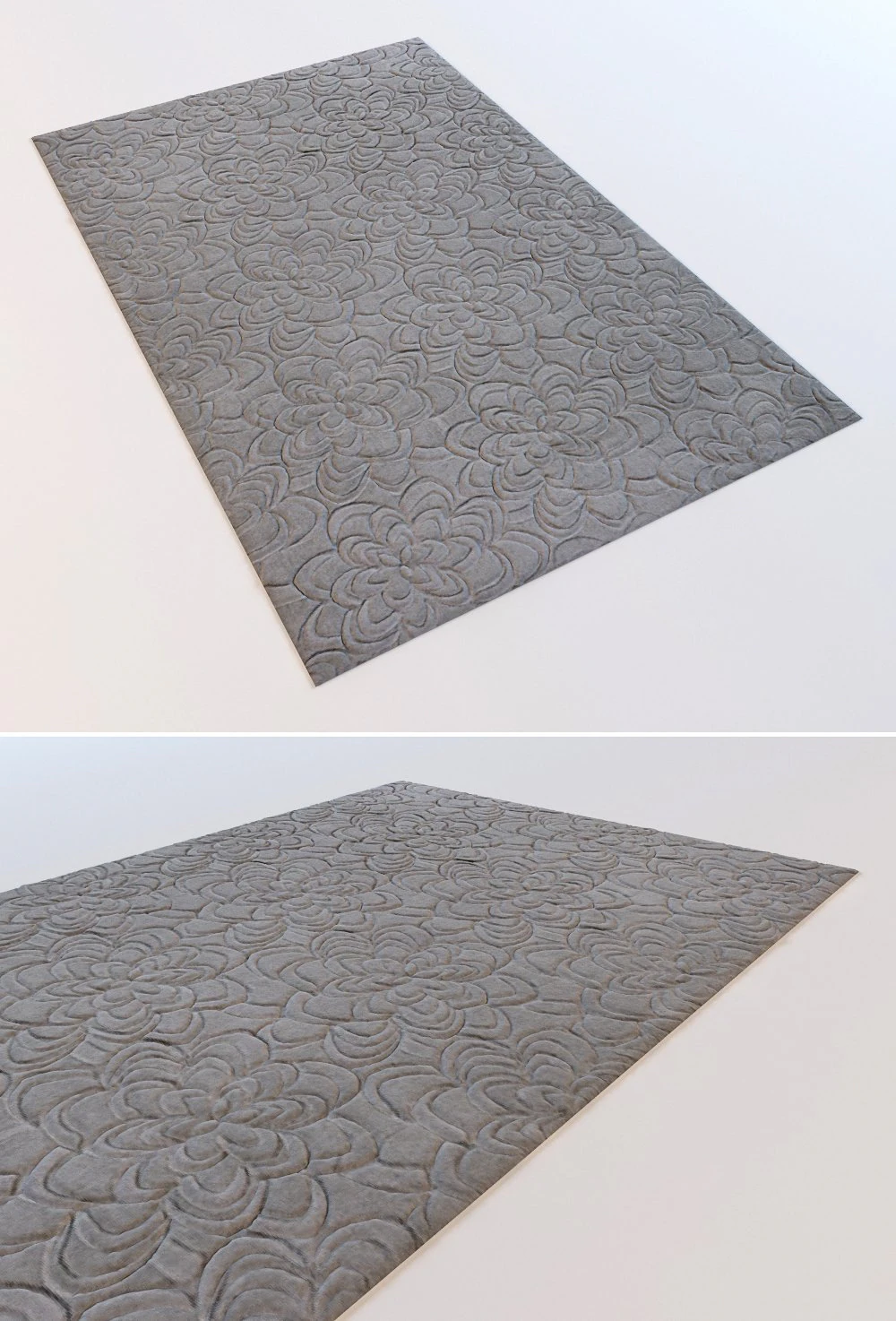 carpet rug 3D Model .c4d .max .obj .3ds .fbx .stl .blend 