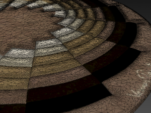 round carpets 3D 모델