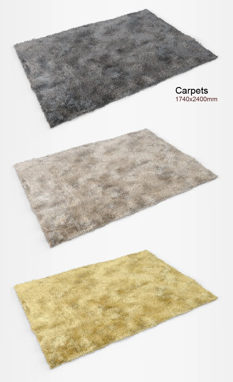 carpet 3D Model .c4d .max .obj .3ds .fbx .stl .blend 