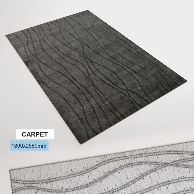 carpet 3D Model .c4d .max .obj .3ds .fbx .stl .blend 