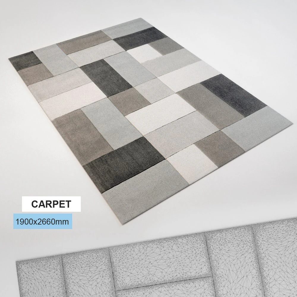carpet 3D Model .c4d .max .obj .3ds .fbx .stl .blend 