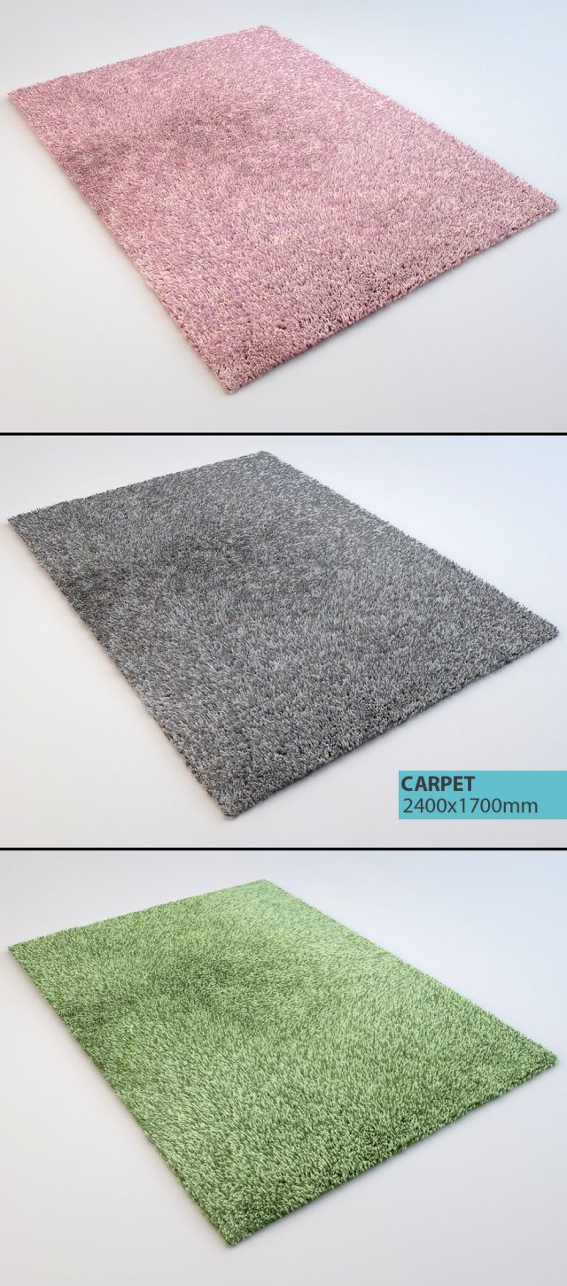 carpet 3D Модель .c4d .max .obj .3ds .fbx .stl .blend